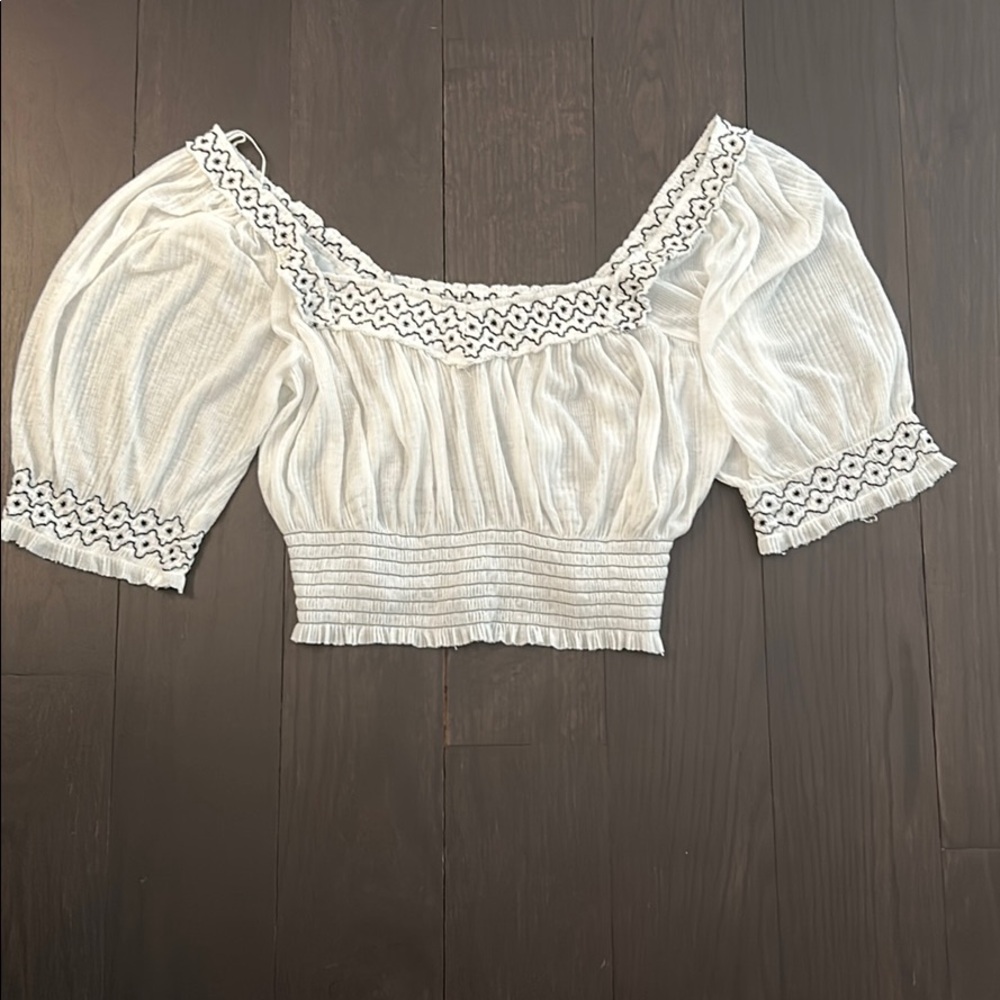 Flowy Pattern Top - image 1
